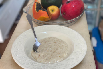 Mingau de Aveia Salgado com Ovo Poché e Gergelim - inspiração 3