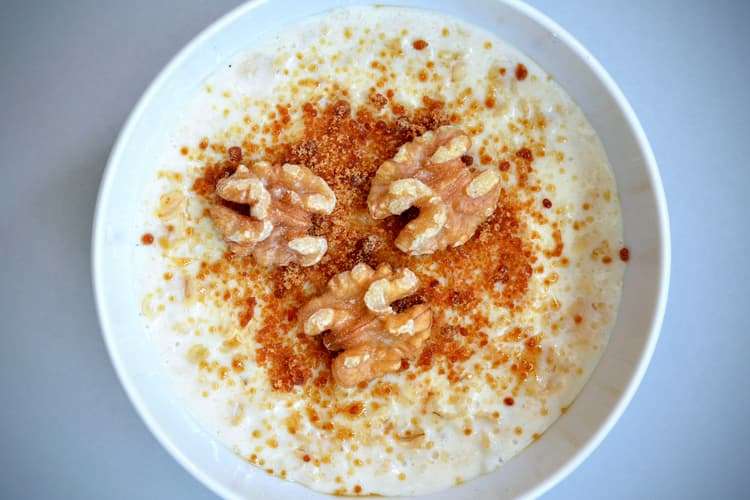Mingau de Aveia Salgado com Sementes e Castanhas Crocantes - inspiração 2