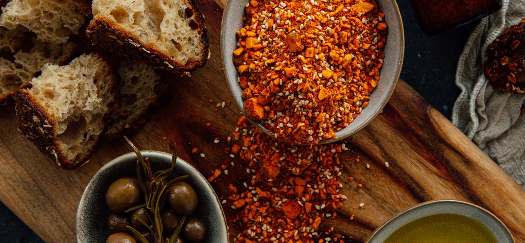 O Abraço Aconchegante do Pão Fresco com Azeite e Dukkah - inspiração 1