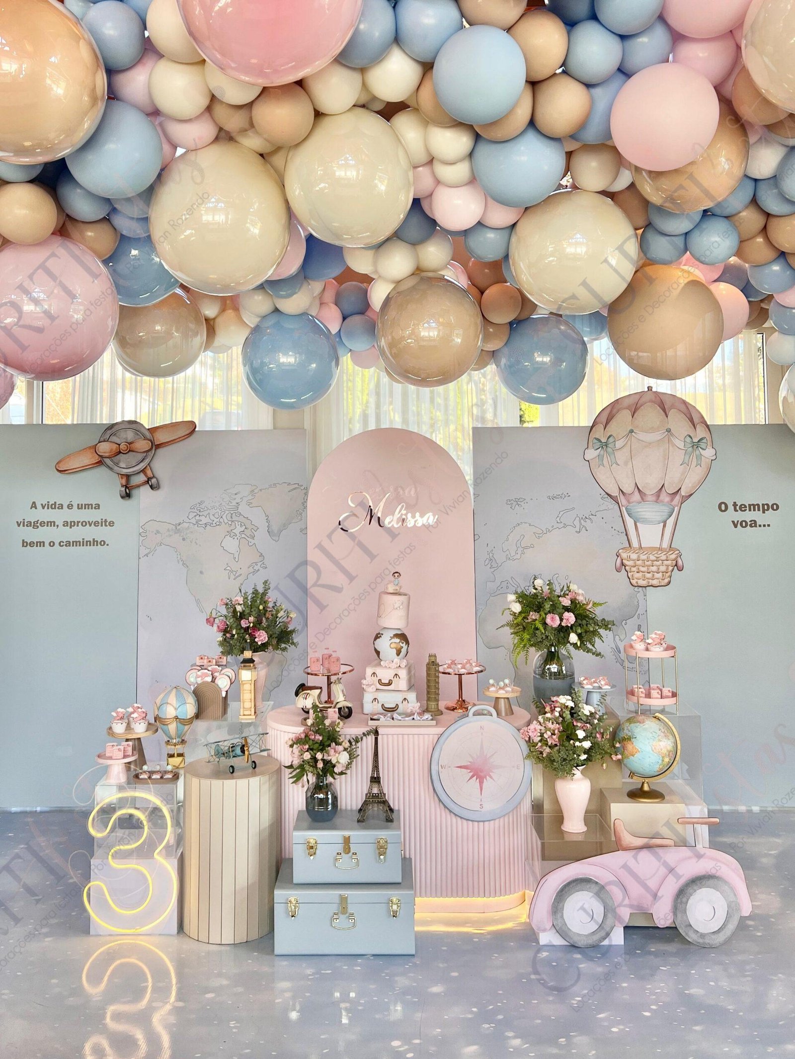 custo para montar um acervo de decoração de festas pequeno