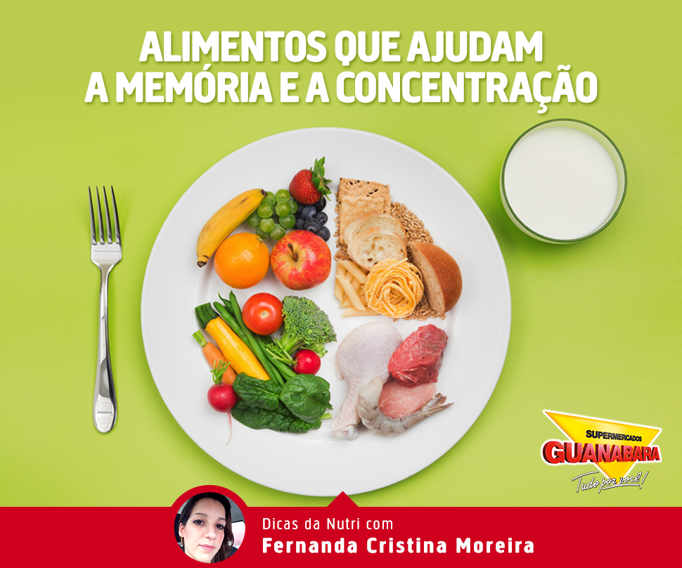 alimentos para a memória