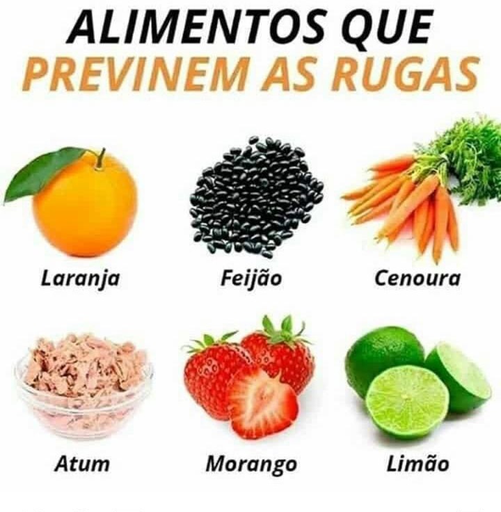 alimentos para evitar o envelhecimento precoce