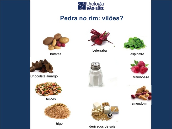 alimentos para evitar pedras nos rins
