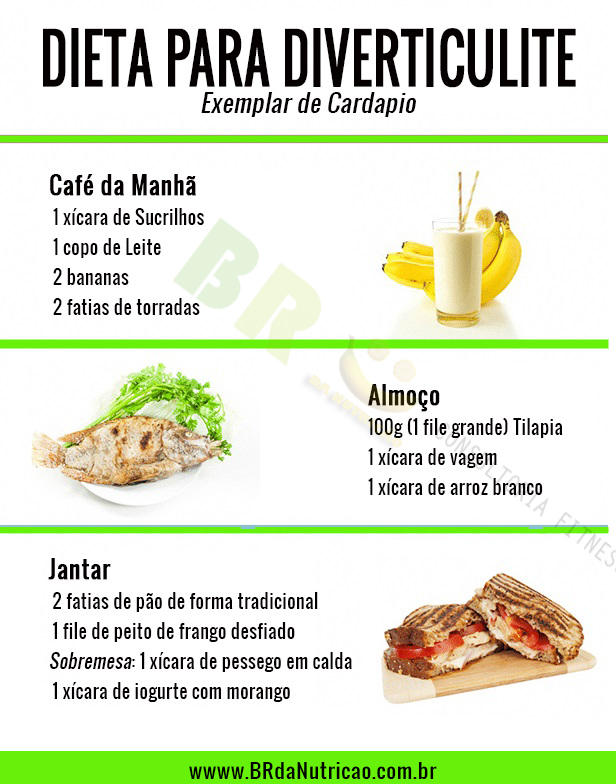 alimentos para quem tem diverticulite