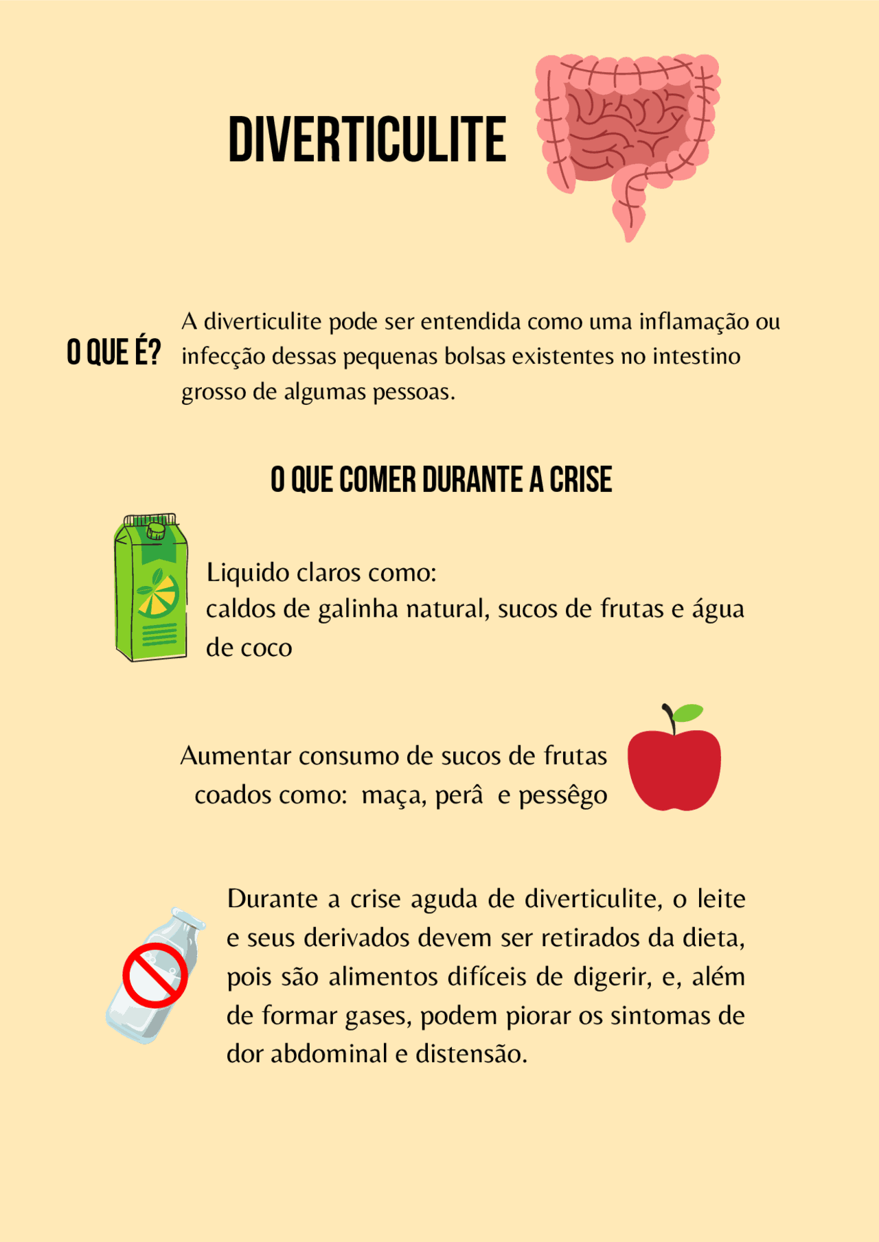 alimentos para quem tem diverticulite