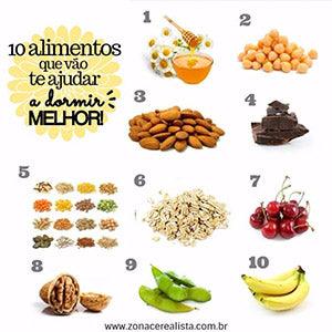 alimentos que ajudam a dormir