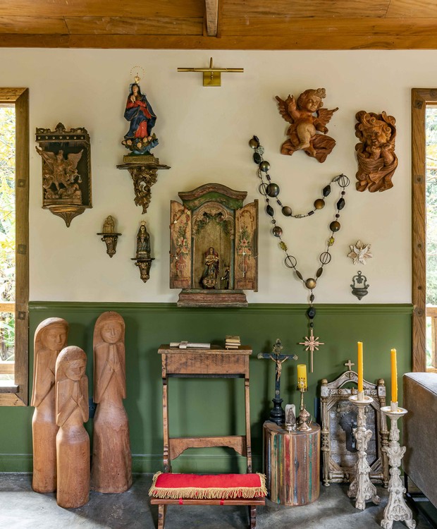 como decorar altar missões igreja barato