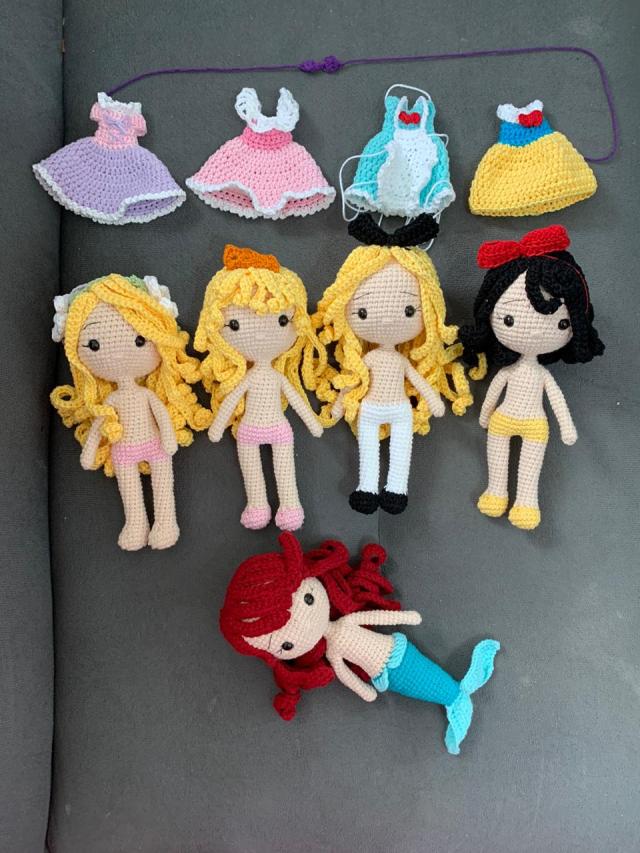 quanto custa vender amigurumi princesas