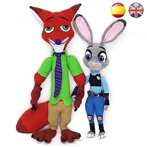 melhores ideias amigurumi zootopia para presentear