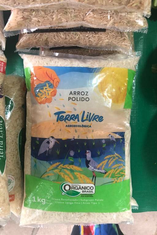 Arroz do MST sem agrotóxicos e adubos químicos