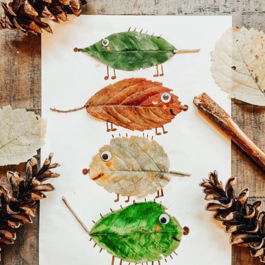 artesanato com elementos da natureza