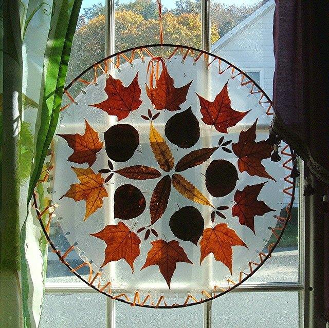 artesanato com elementos da natureza