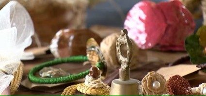 5 ideias de esculturas com sementes e pedras