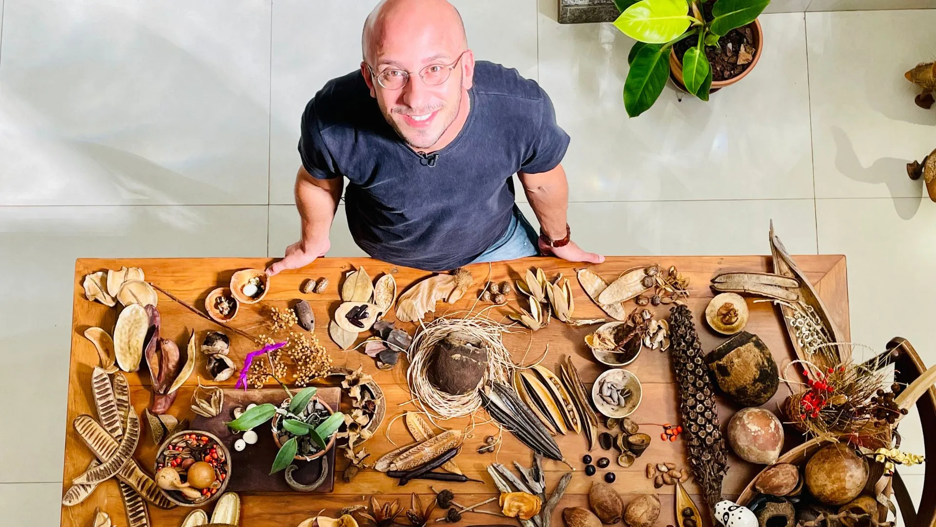 artesanato com elementos da natureza