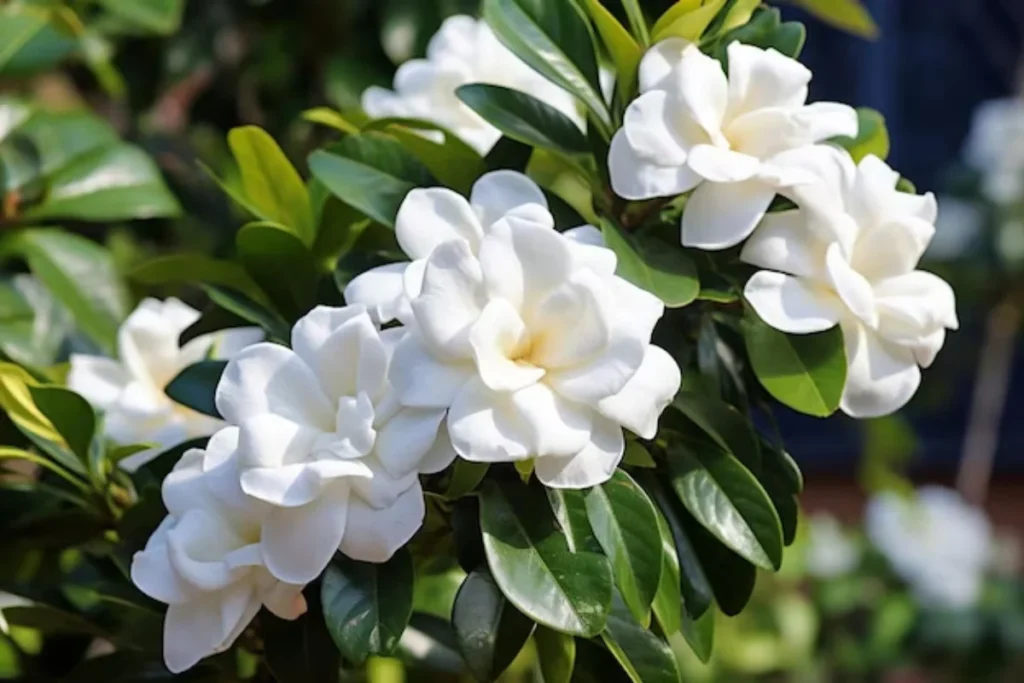 arvores com flores brancas