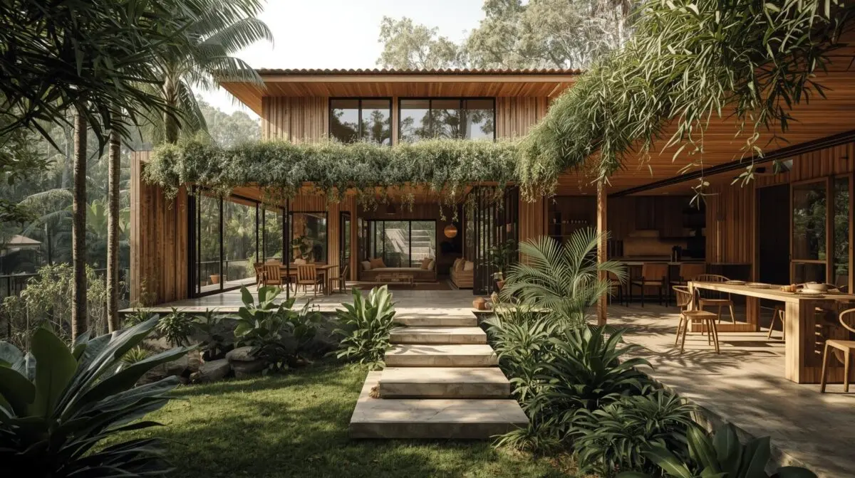 5 ideias de títulos:
1. Arquitetura Biofílica: Como as Árvores Transformam Espaços Urbanos.
2. Os Benefícios Inesperados da Biofilia para a Saúde Mental e Física.
3. Guia Completo: Integrando Árvores e Natureza em Projetos Arquitetônicos.
4. Madeira na Arquitetura: A Conexão Natural que Inspira Design.
5. Fachadas Vivas e Pátios Verdes: Tendências da Arquitetura Biofílica.