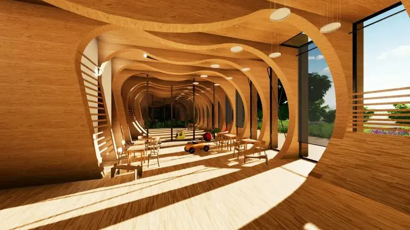 arvores e a arquitetura biofilica