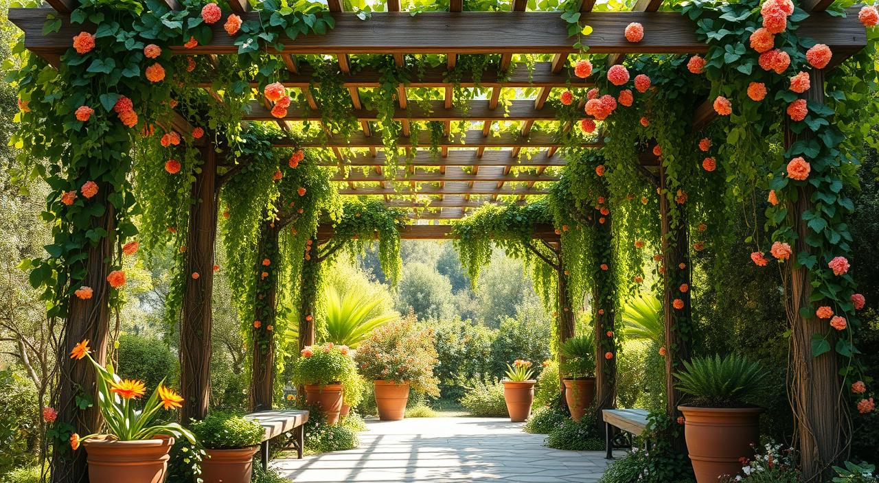 árvores anãs para pergolado pequeno