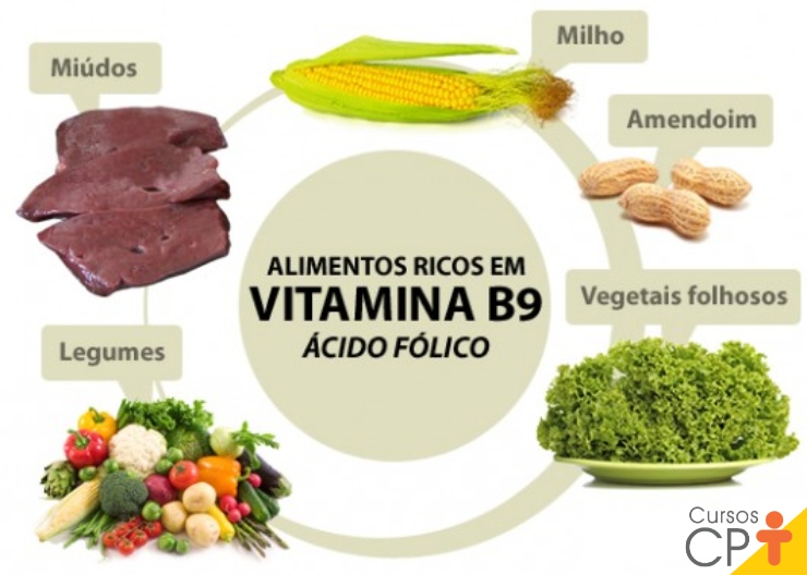 vitamina B9 para que serve