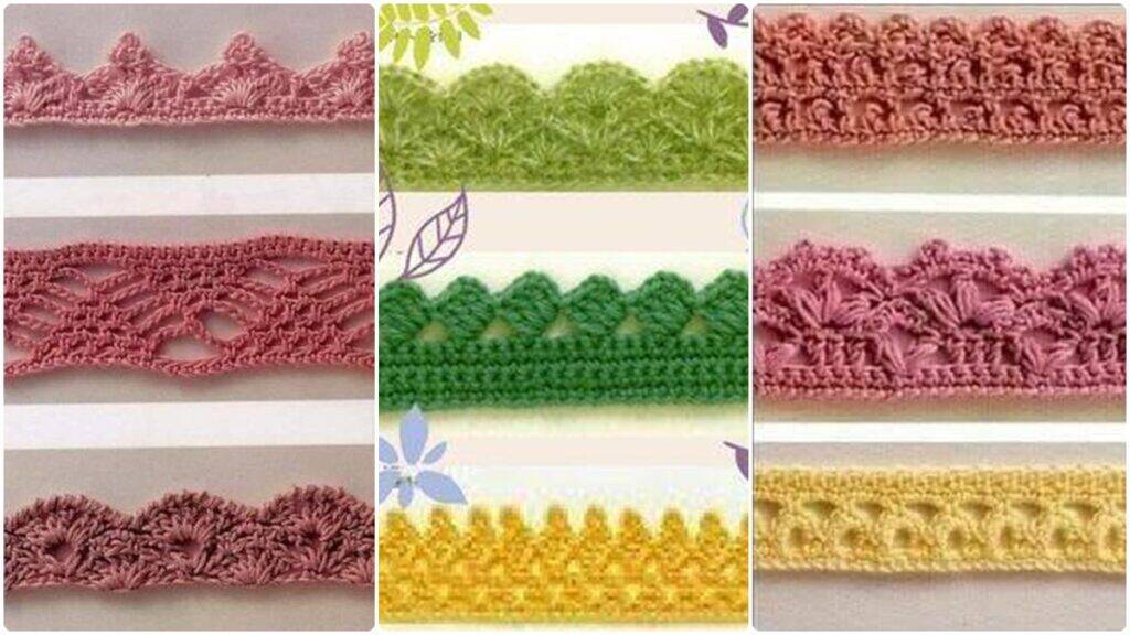 melhores barrados de croche para inspiracao