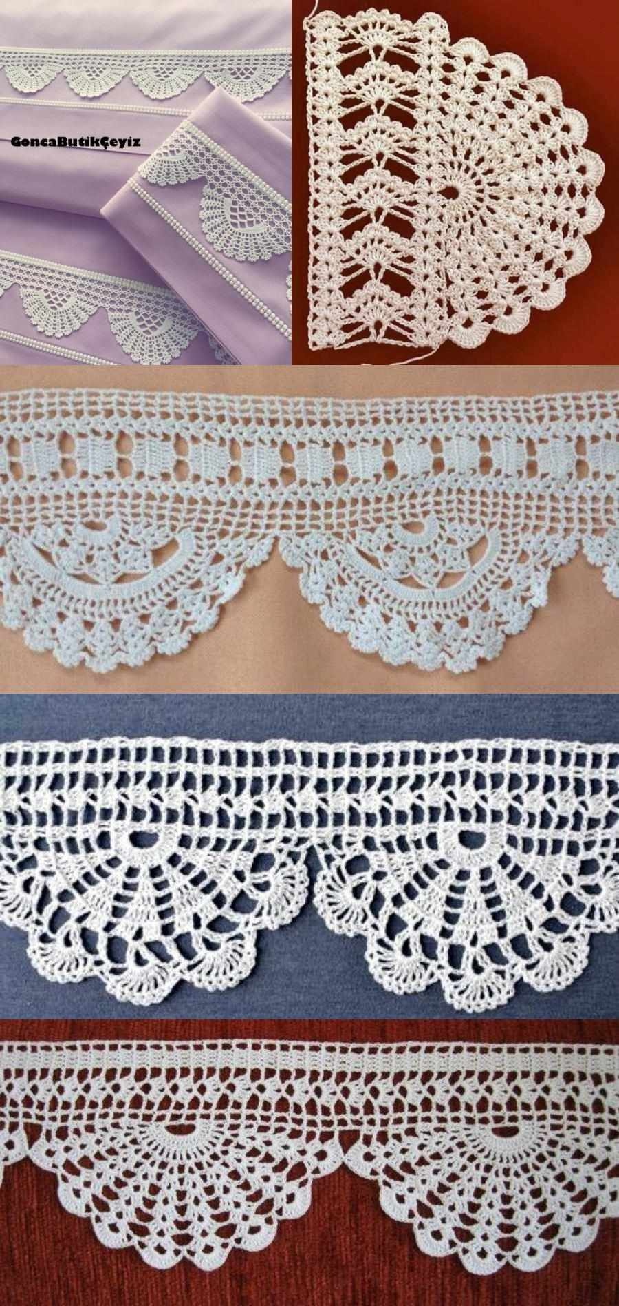 barrado de croche com flor margarida passo a passo