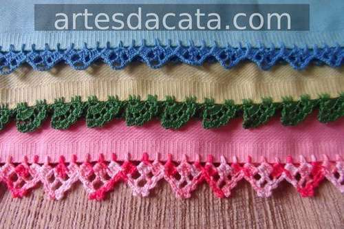barrados de crochê