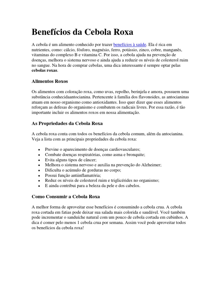 Como a cebola roxa pode ajudar na sua dieta
