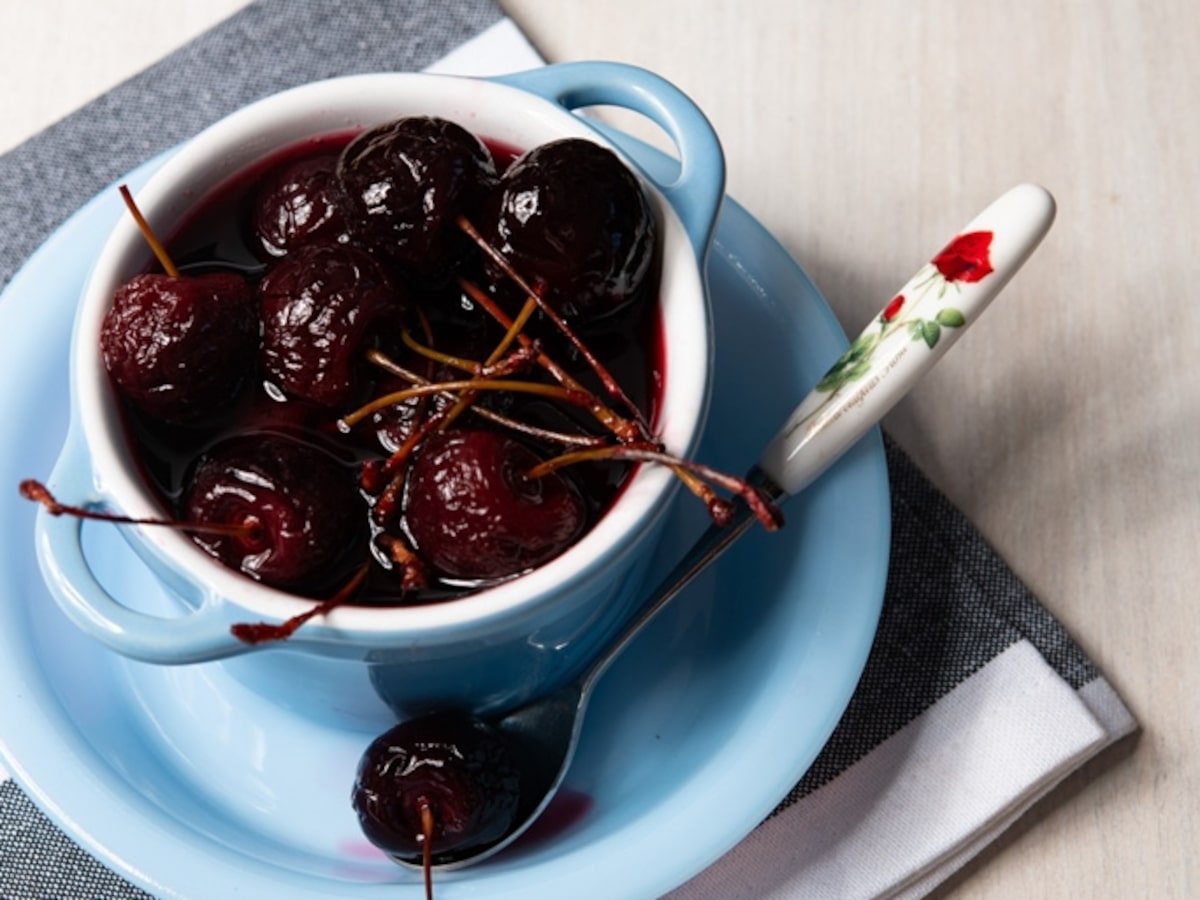 Como escolher cerejas em conserva sem açúcar
