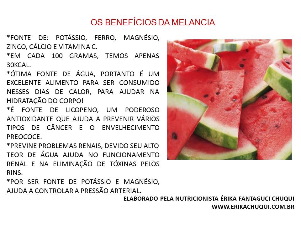 benefícios da melancia para o homem
