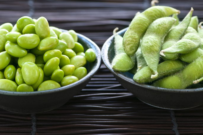 benefícios da soja verde (edamame)