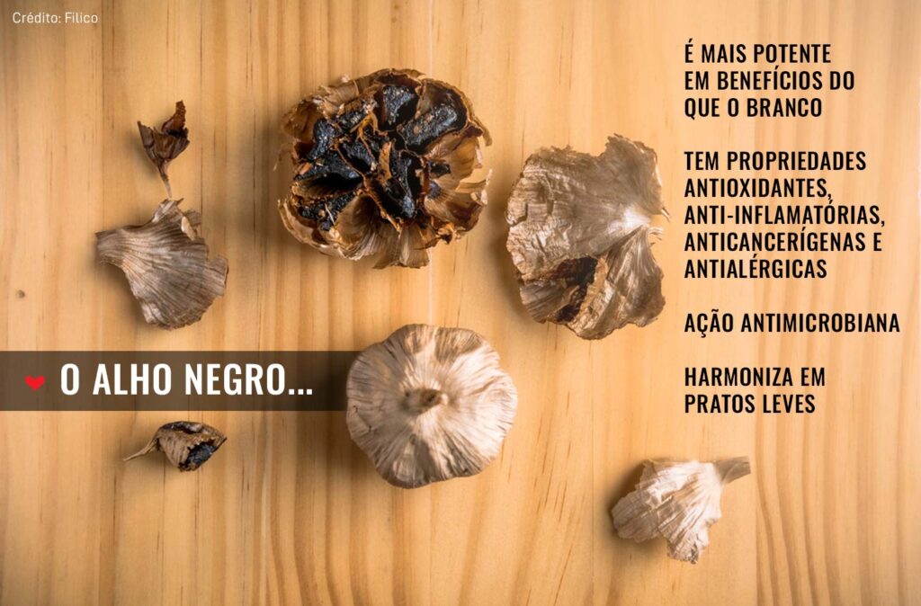 benefícios do alho negro