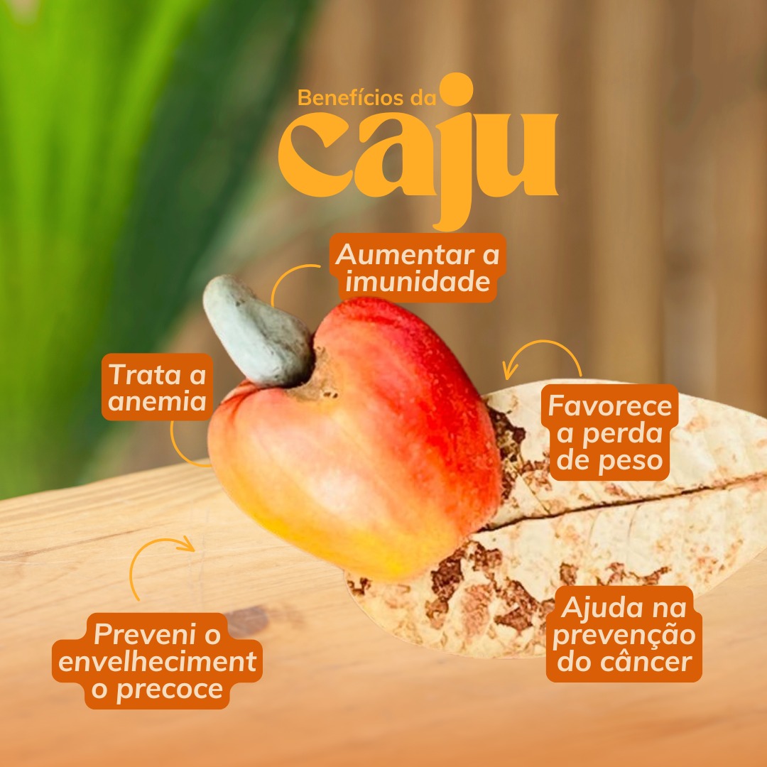 benefícios do caju para o sistema imunológico