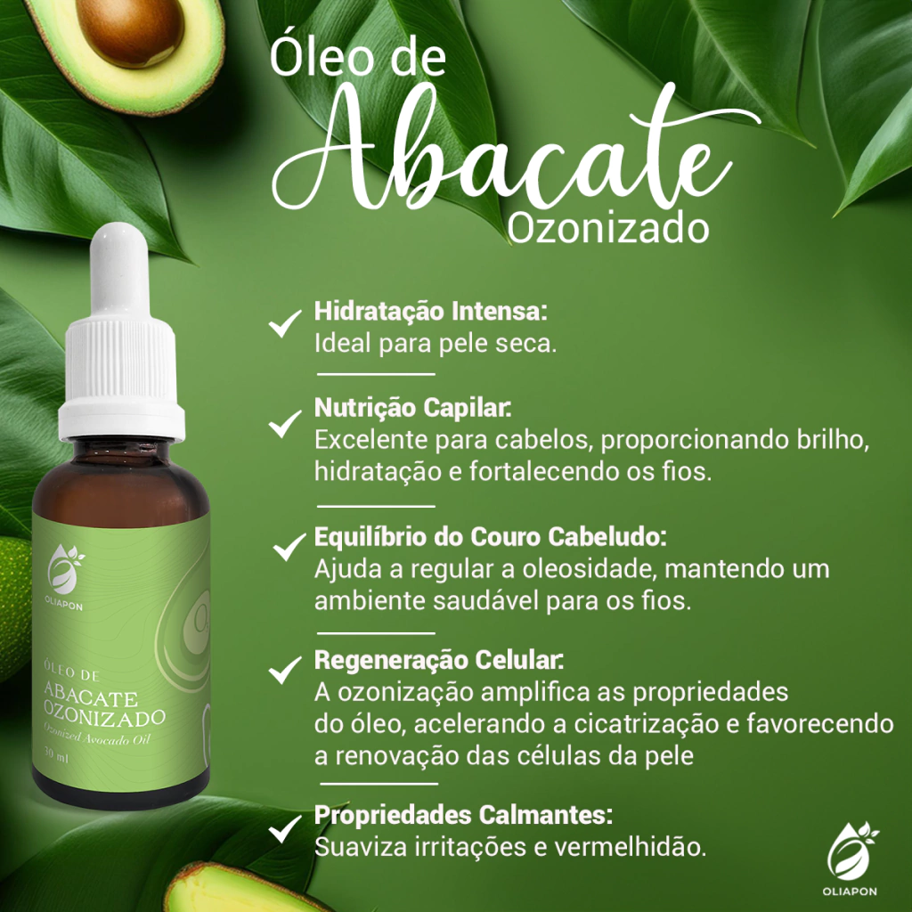 benefícios do óleo de abacate