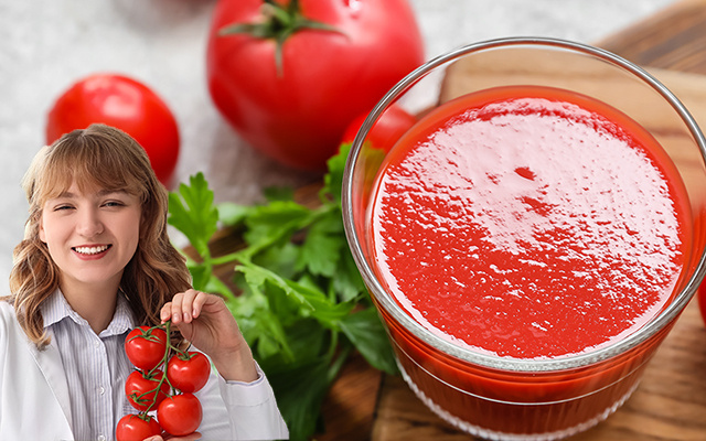 benefícios do suco de tomate