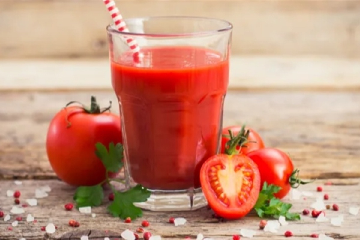 Receita de Suco de Tomate Temperado Caseiro