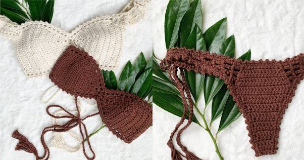 biquini croche tomara que caia barato onde encontrar