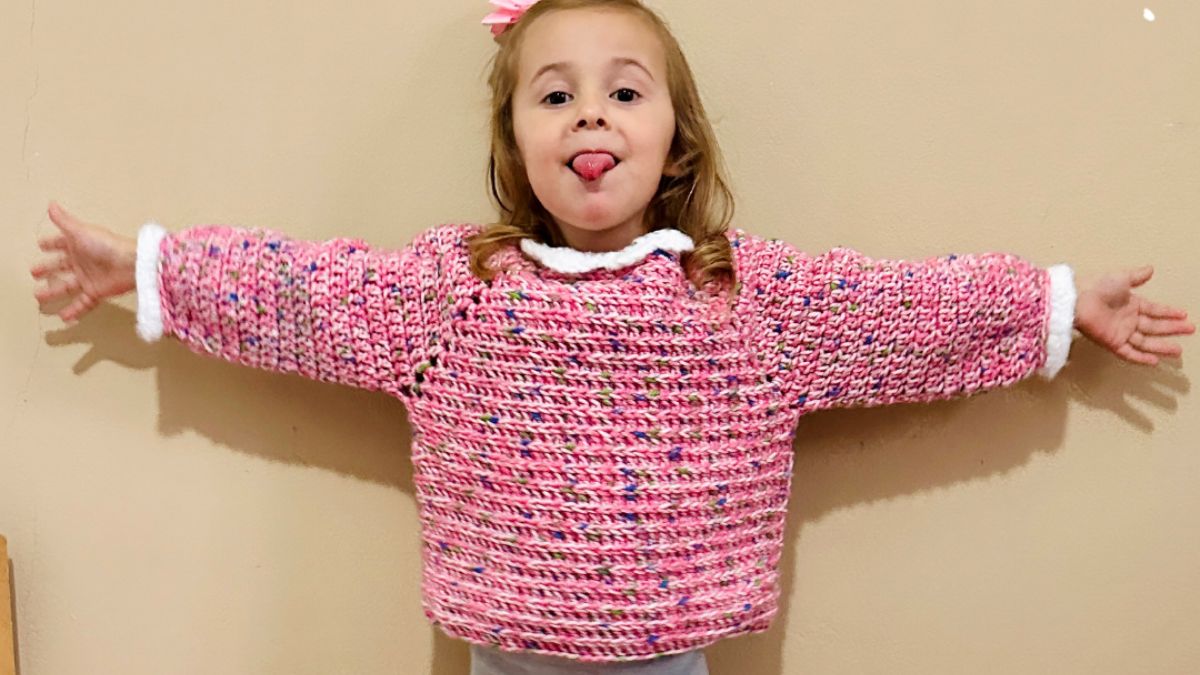 blusa de croche infantil 2 anos