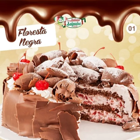 ideias criativas decoração bolo floresta negra