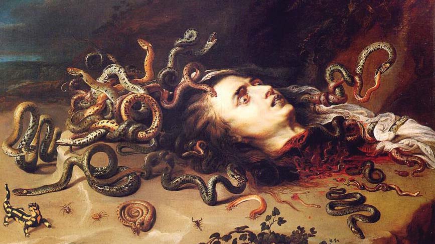 cabeça de medusa medicina