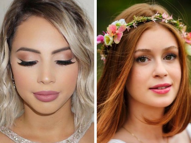 maquiagem cabelo casamento dia ou noite qual escolher