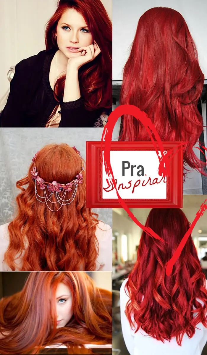 melhores fotos cabelo vermelho acobreado escuro