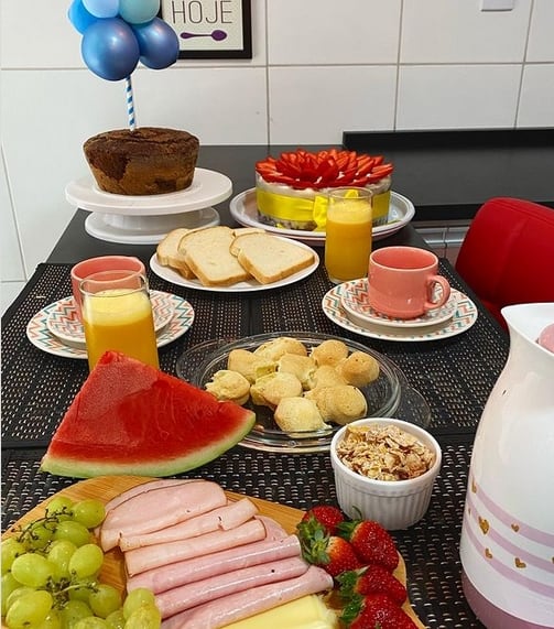 café da manhã de aniversário em São Paulo