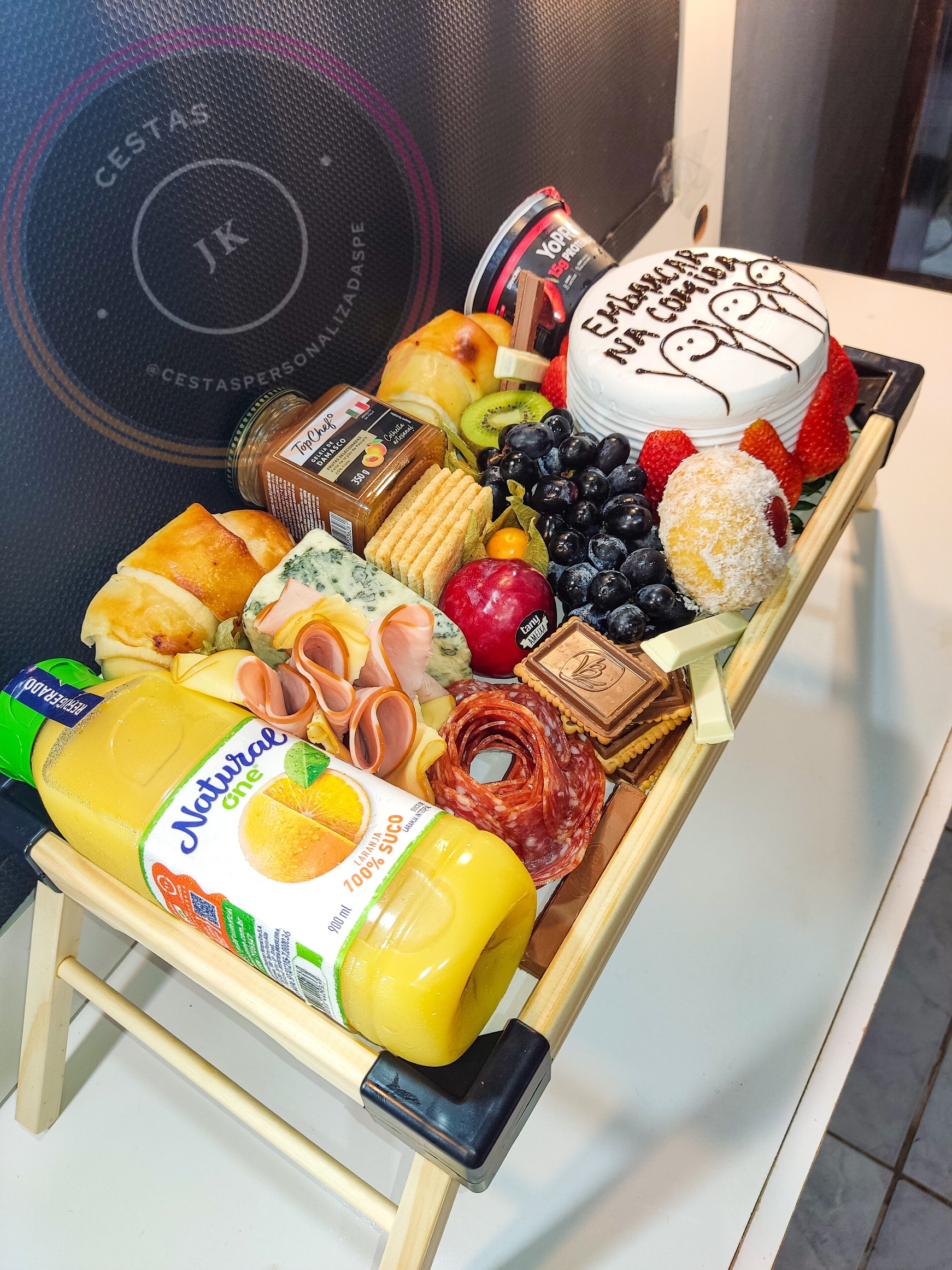 ideias de café da manhã de aniversário caseiro