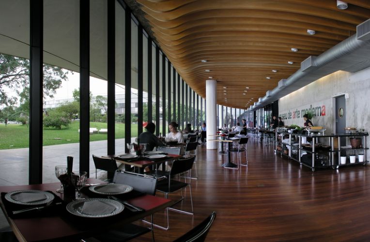 Cafeterias com vista para o Parque Ibirapuera