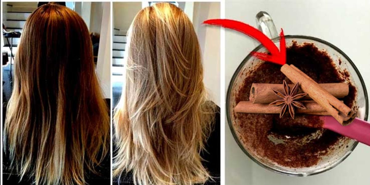 canela no cabelo para clarear