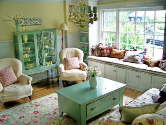 farmhouse ou rústico decoração casa de campo