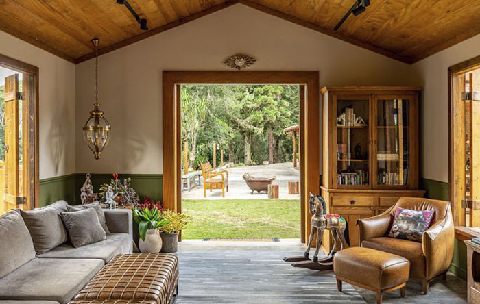 decorar casa de campo barato