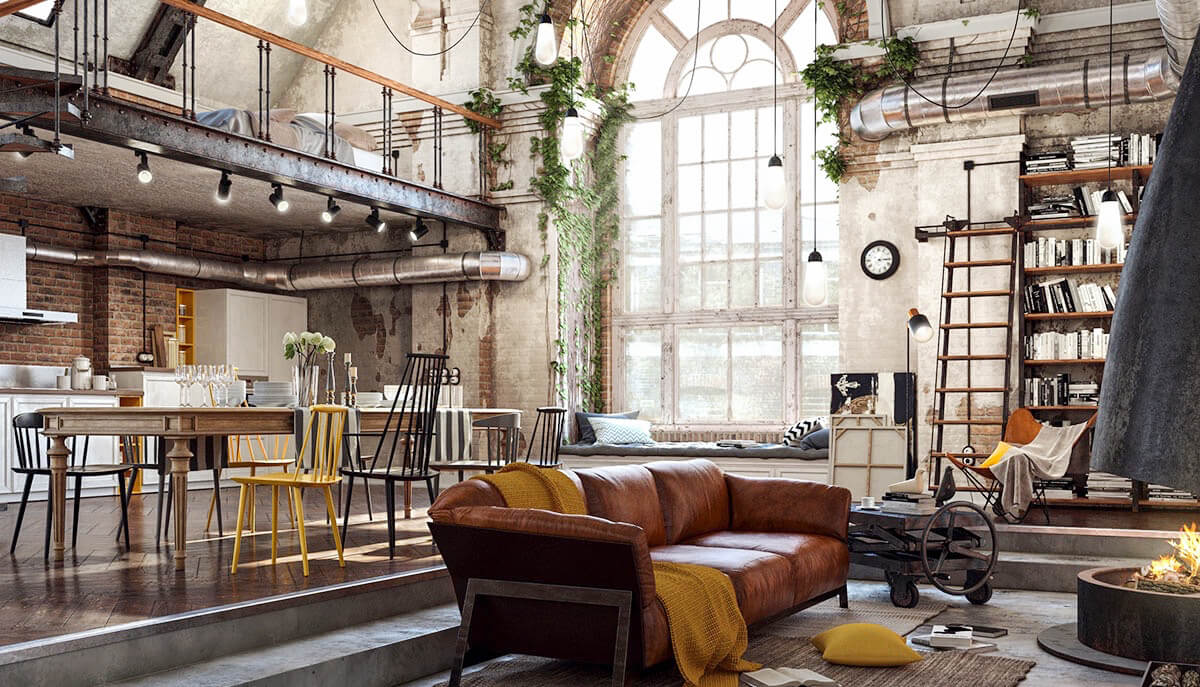 custo decoração industrial apartamento pequeno