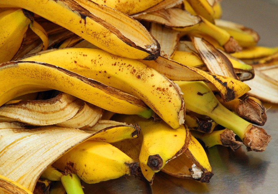 adubo de casca de banana