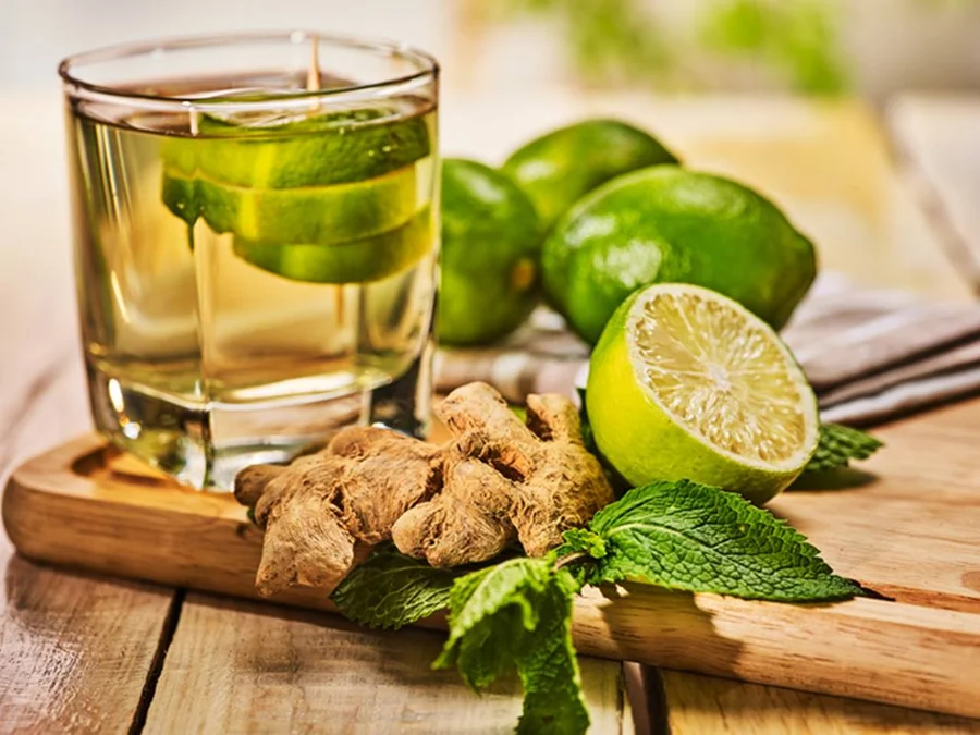 chá de gengibre com limão benefícios